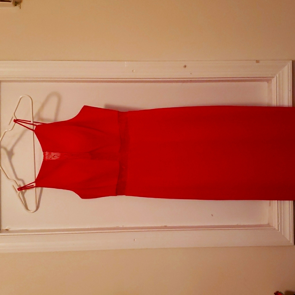 Aidan red dress